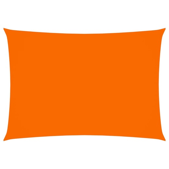 Voile toile d'ombrage parasol tissu oxford rectangulaire 2,5 x 4,5 m orange