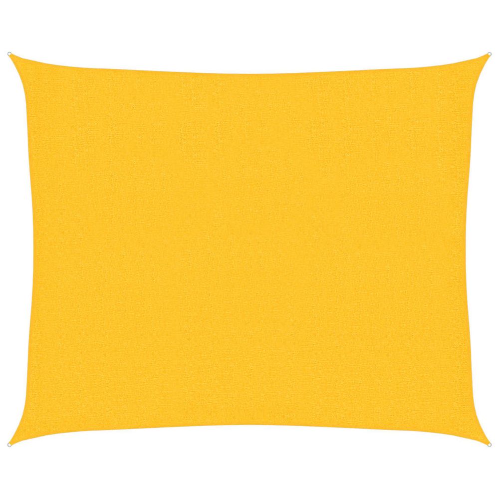 Voile d'ombrage 160 g/m² jaune 2,5x3 m pehd