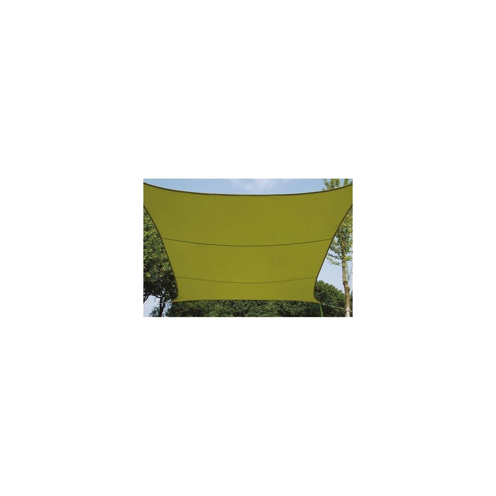 Voile solaire - carre - 5 x 5 m - couleur: vert lime