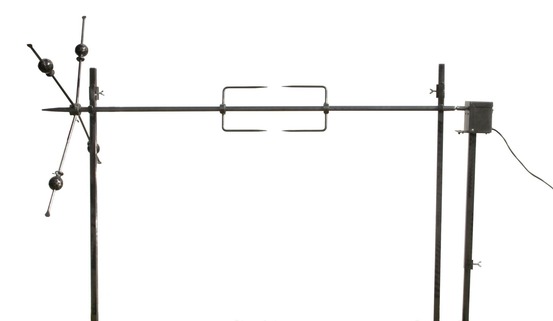 Tournebroche à lardoires mechoui l170 cm