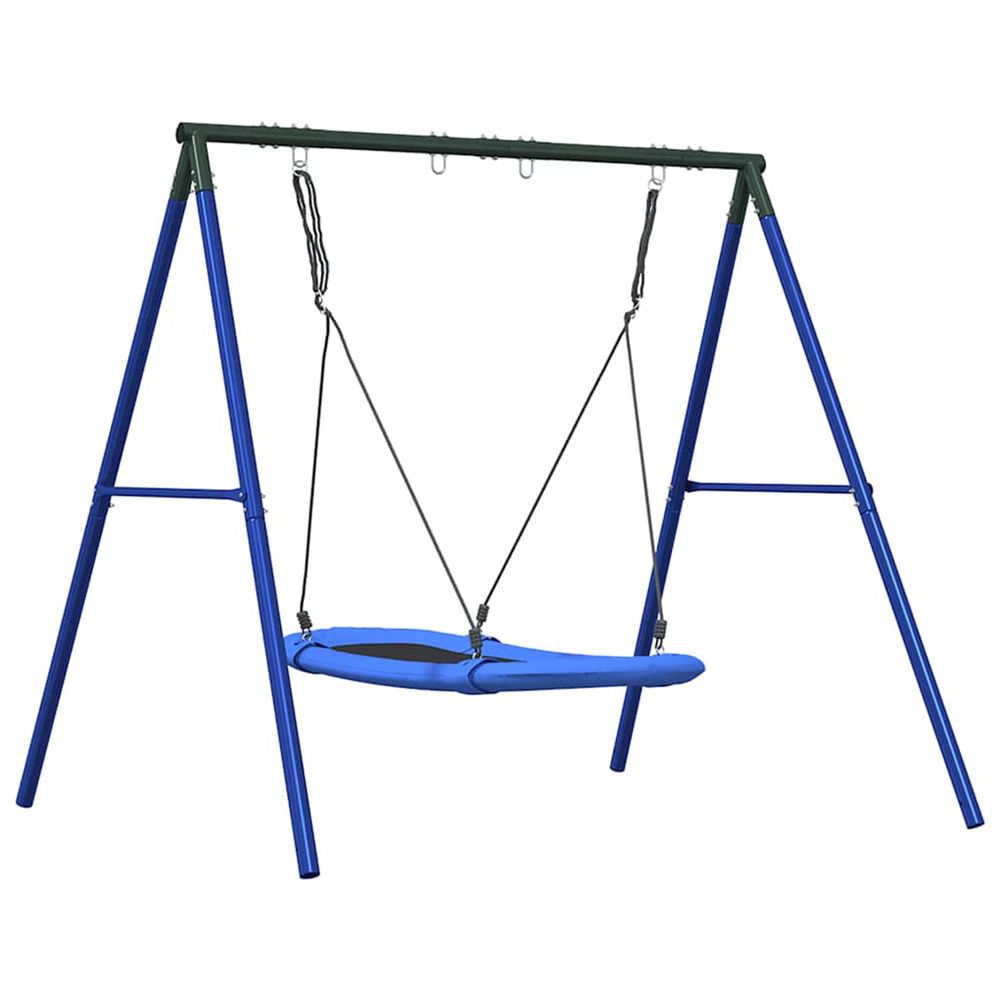 Ensemble de balançoire d'extérieur avec balançoire nid