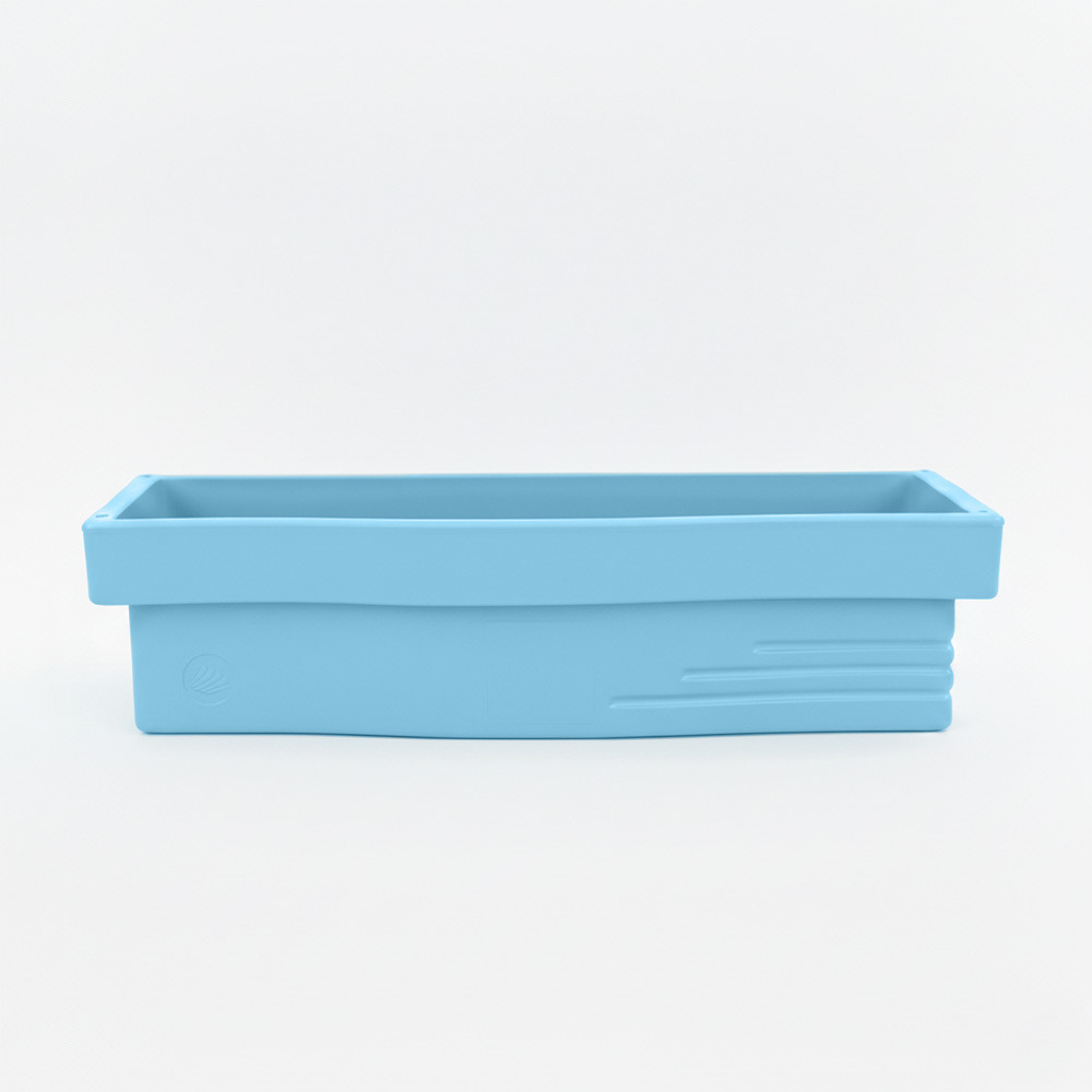 Jardinière apparence pierre avec réserve d'eau 70l