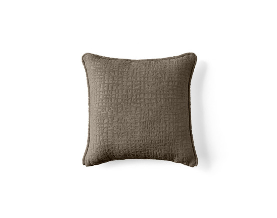 Topaze - coussin - en tissu velours relief - 40x40 cm