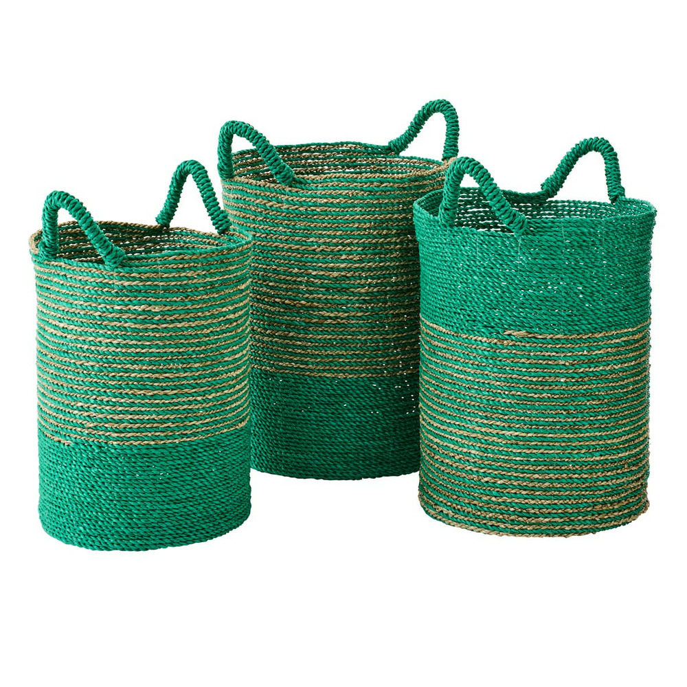 Lot de 3 paniers de rangement 