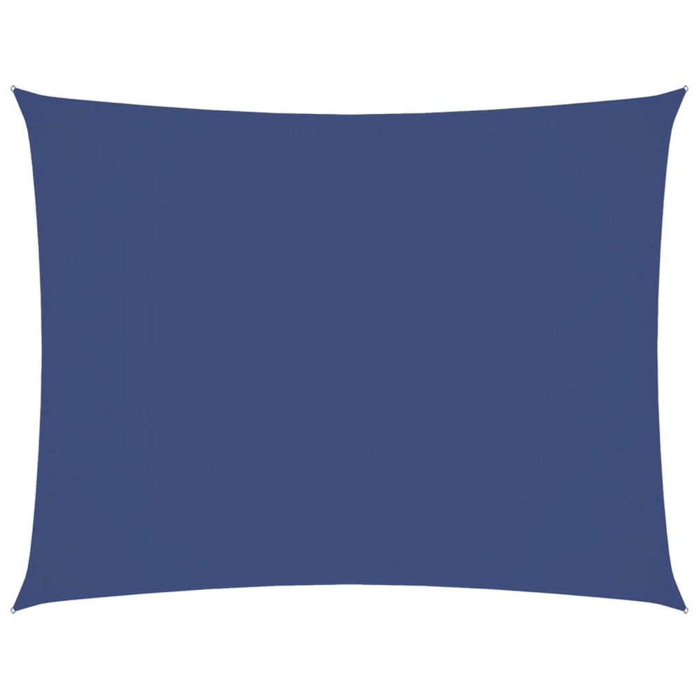 Voile de parasol tissu oxford rectangulaire 3x6 m bleu