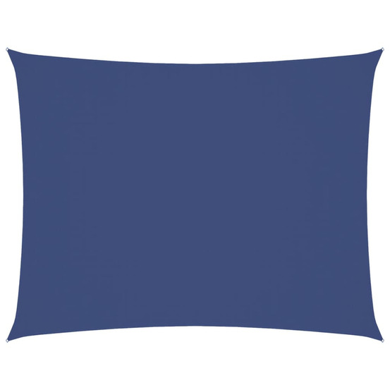 Voile de parasol tissu oxford rectangulaire 3x6 m bleu