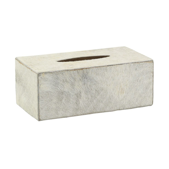 Boite à mouchoirs en peau de chèvre