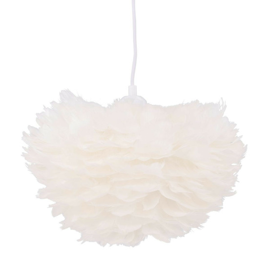 Lampe suspension en plume