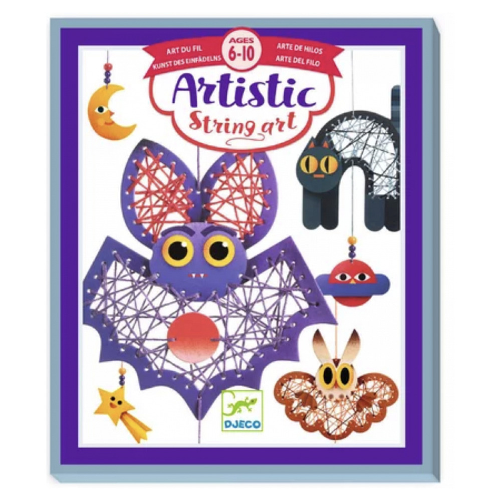 Artistic string art - la nuit