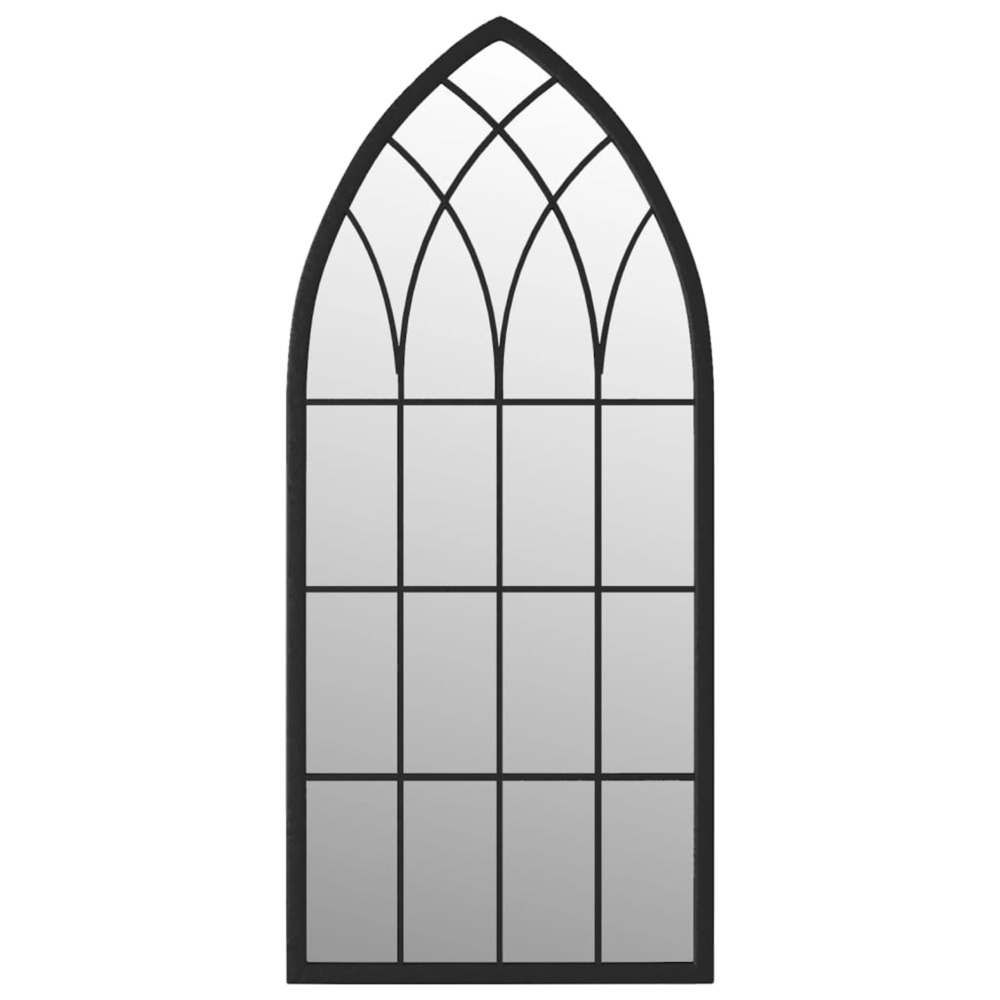 Miroir noir 70x30 cm fer pour utilisation à l'intérieur