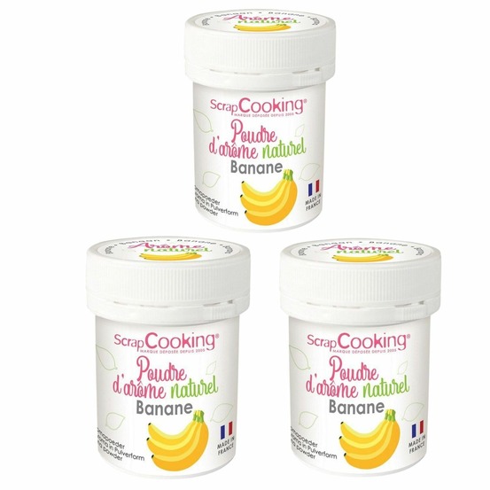 Arôme alimentaire naturel en poudre 45 g - banane