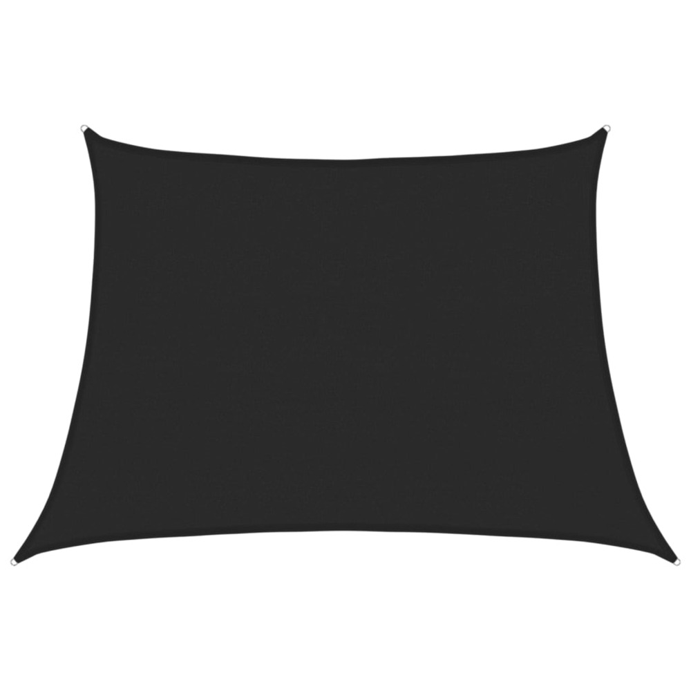 Voile d'ombrage 160 g/m² noir 4/5x3 m pehd