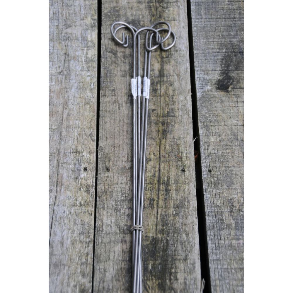 Support étiquette inox 100 cm taille support - support inox 100 cm