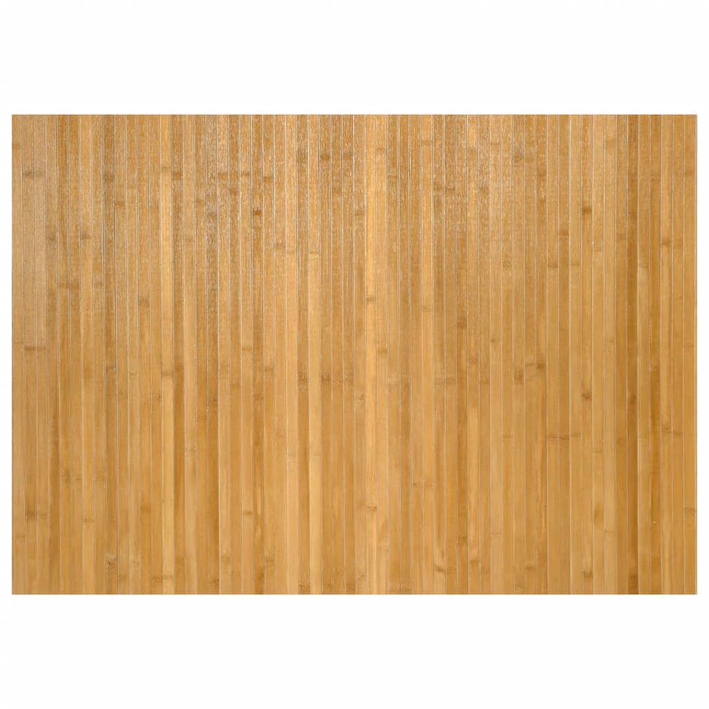 Tapis rectangulaire naturel 70x100 cm bambou