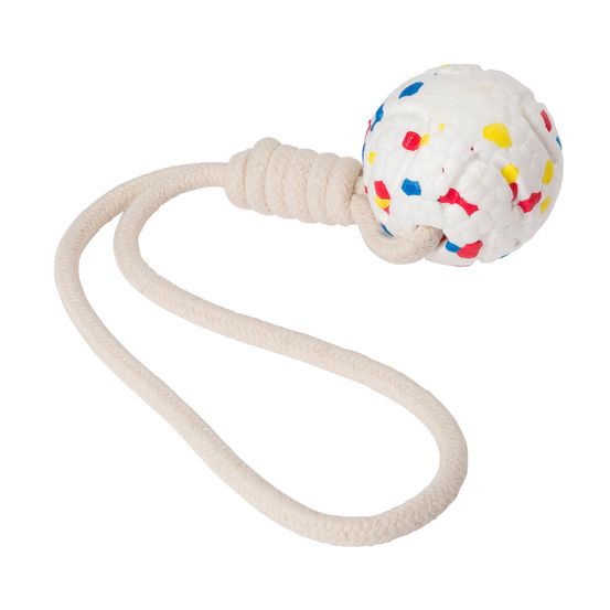Jouet à tirer chien pull ball • jouets pour chiens