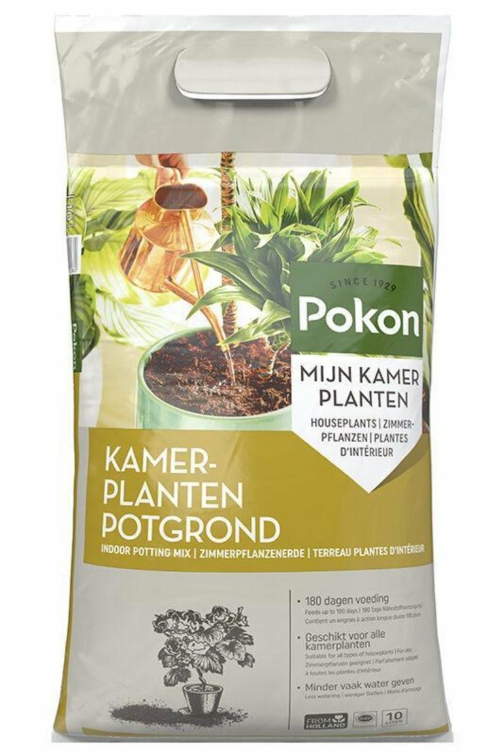 Terreau pour plantes d'intérieur - 10l
