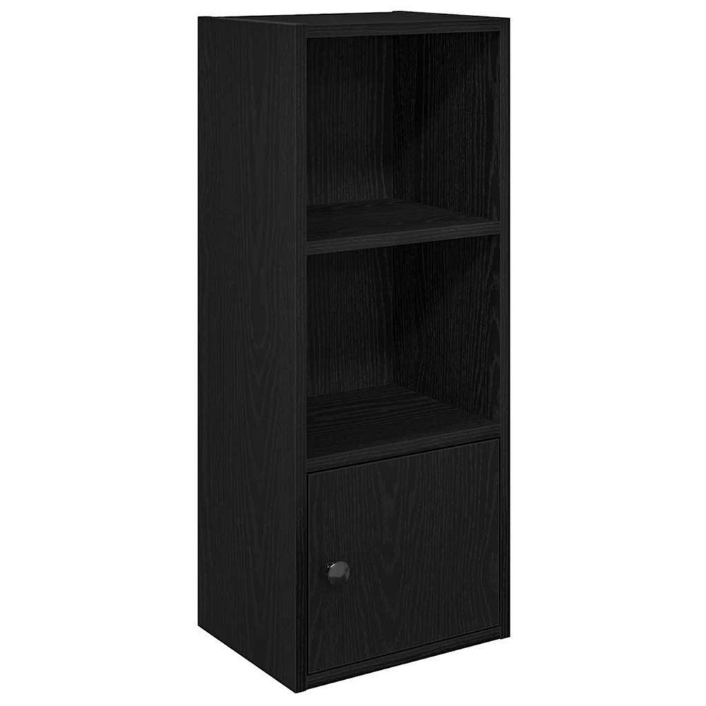 Bibliothèque chêne noir 31x24x77 cm bois d'ingénierie