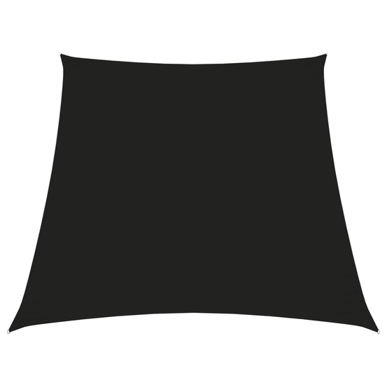 Voile de parasol tissu oxford trapèze 2/4x3 m noir