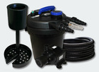 Kit de filtration à pression 6000l uvc 11 watts pompe ecumeur 50 fontaine