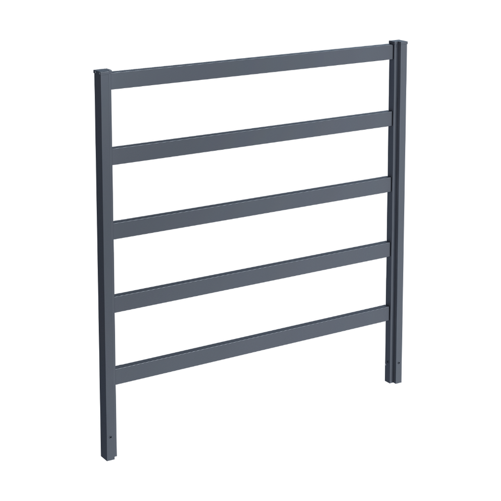 Treillis timea gris accessoire pour armoire tessa 100 cm en acier galvanisé