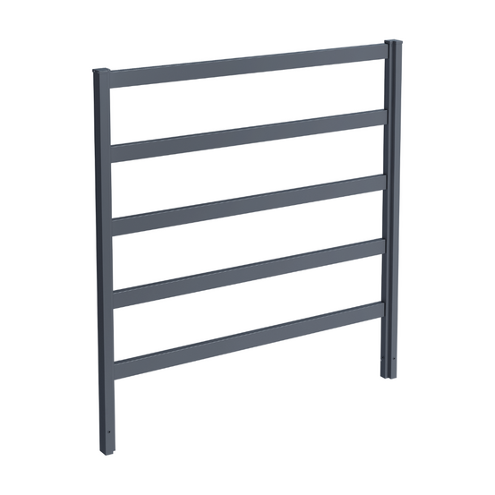 Treillis timea gris accessoire pour armoire tessa 100 cm en acier galvanisé