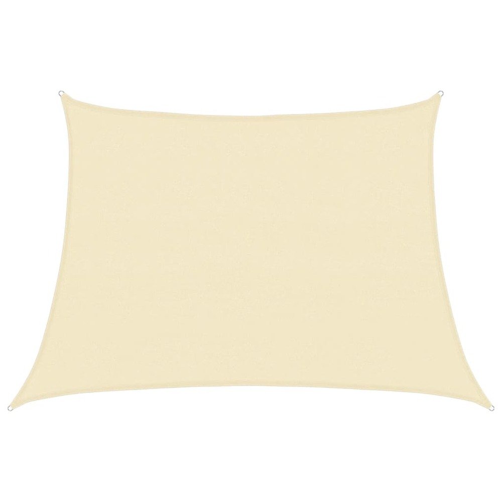 Voile d'ombrage 160 g/m² crème 4/5x3 m pehd