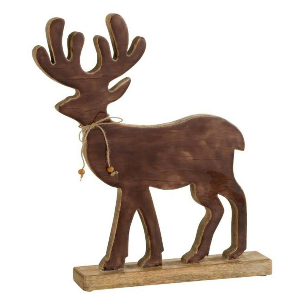 Statuette déco renne gabriel 41cm marron