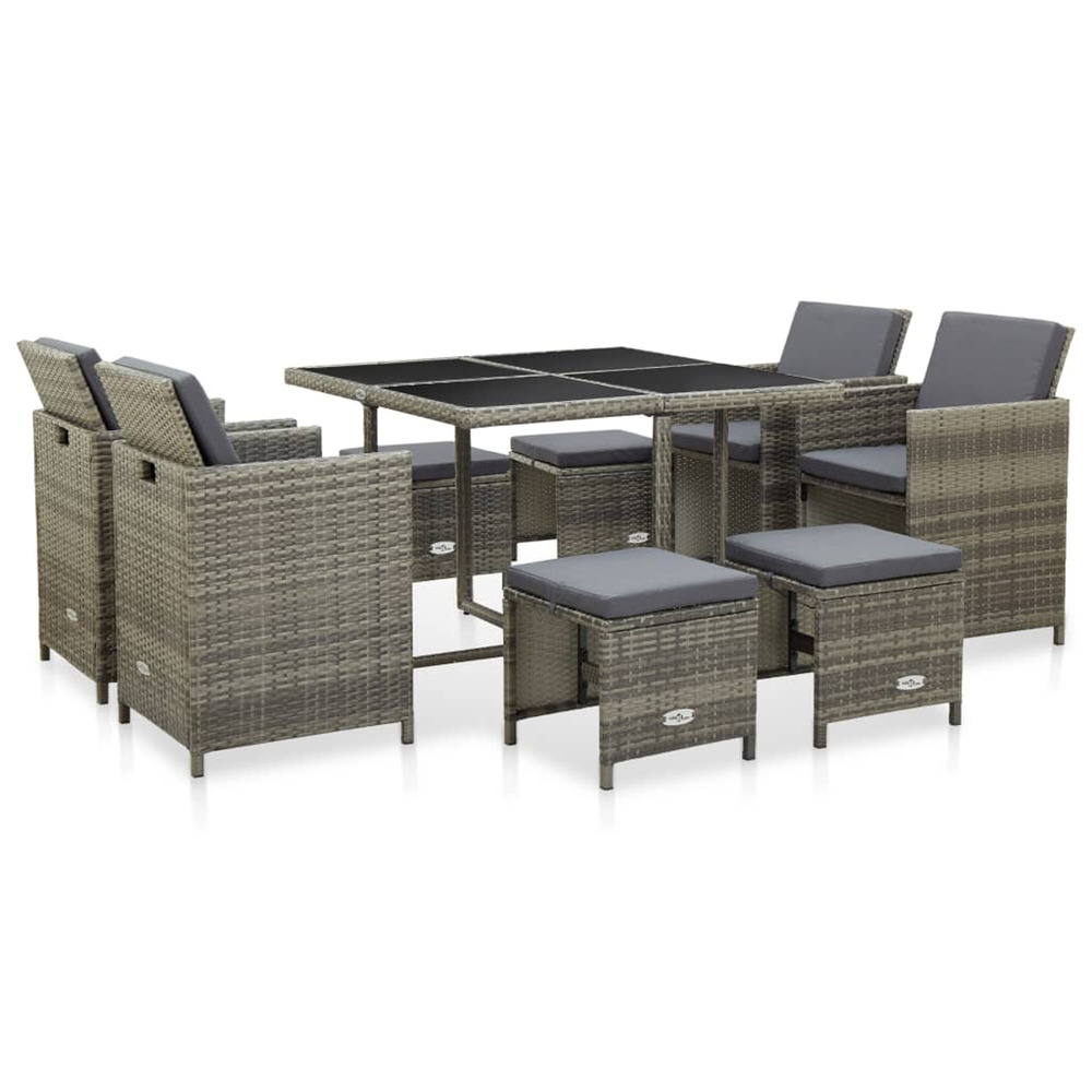 MOBILIER A DINER DE JARDIN 9PC-(870051)