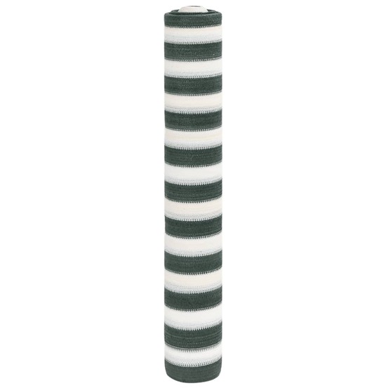 Filet brise-vue vert et blanc 2x25 m pehd 150 g/m²