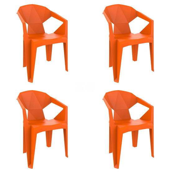 Fauteuil intérieur extérieur delta set de 4 - resol