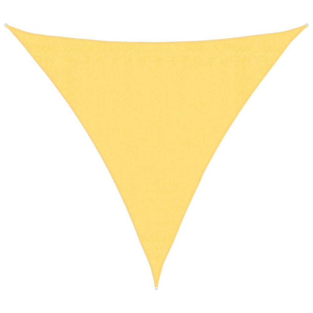 Voile d'ombrage 160 g/m² beige 3x3x3 m pehd