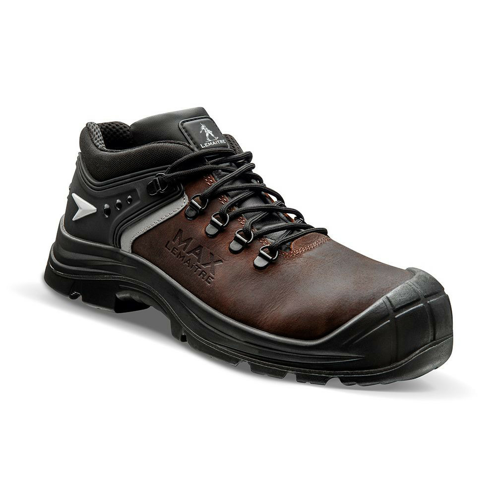 Chaussures de sécurité basses homme max low uk brown 2.0 s3 src marron t38 lemaitre mauls30bn.38