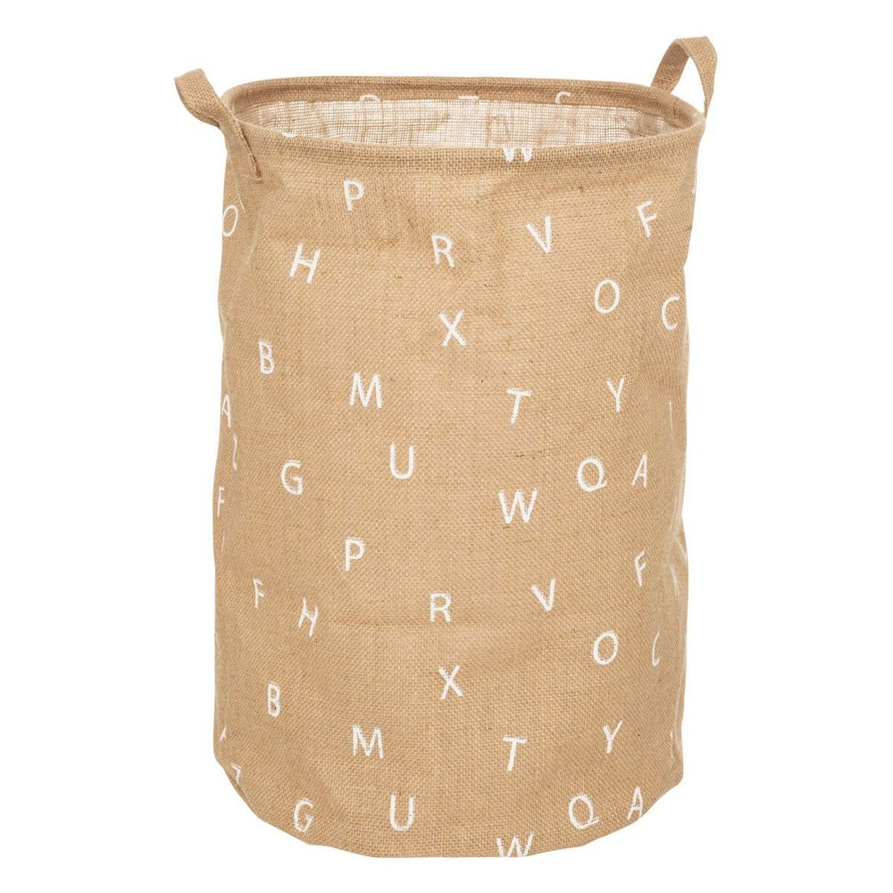 Panier enfant alphabet - jute