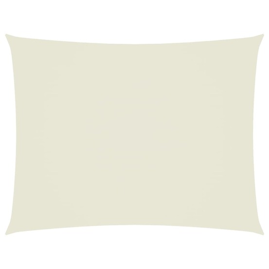 Voile de parasol tissu oxford rectangulaire 5x7 m crème