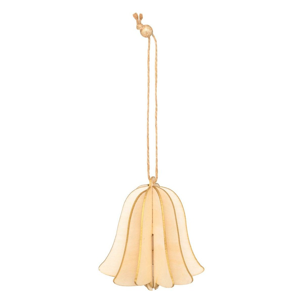 Sdn bois cloche 3d or 9cm