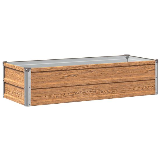 Jardin surélevé chêne brun 100 x 40 x 24 cm