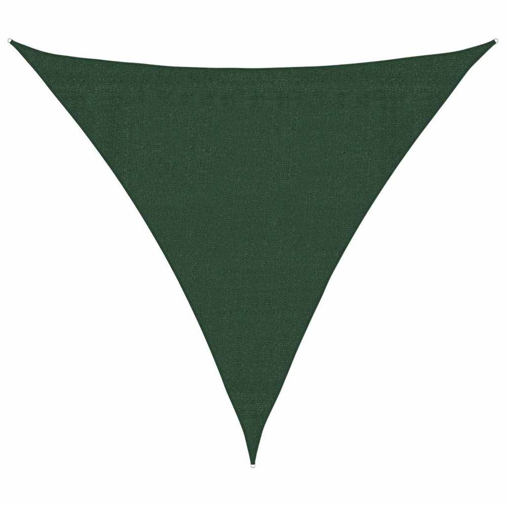 Voile d'ombrage 160 g/m² vert foncé 3x3x3 m pehd