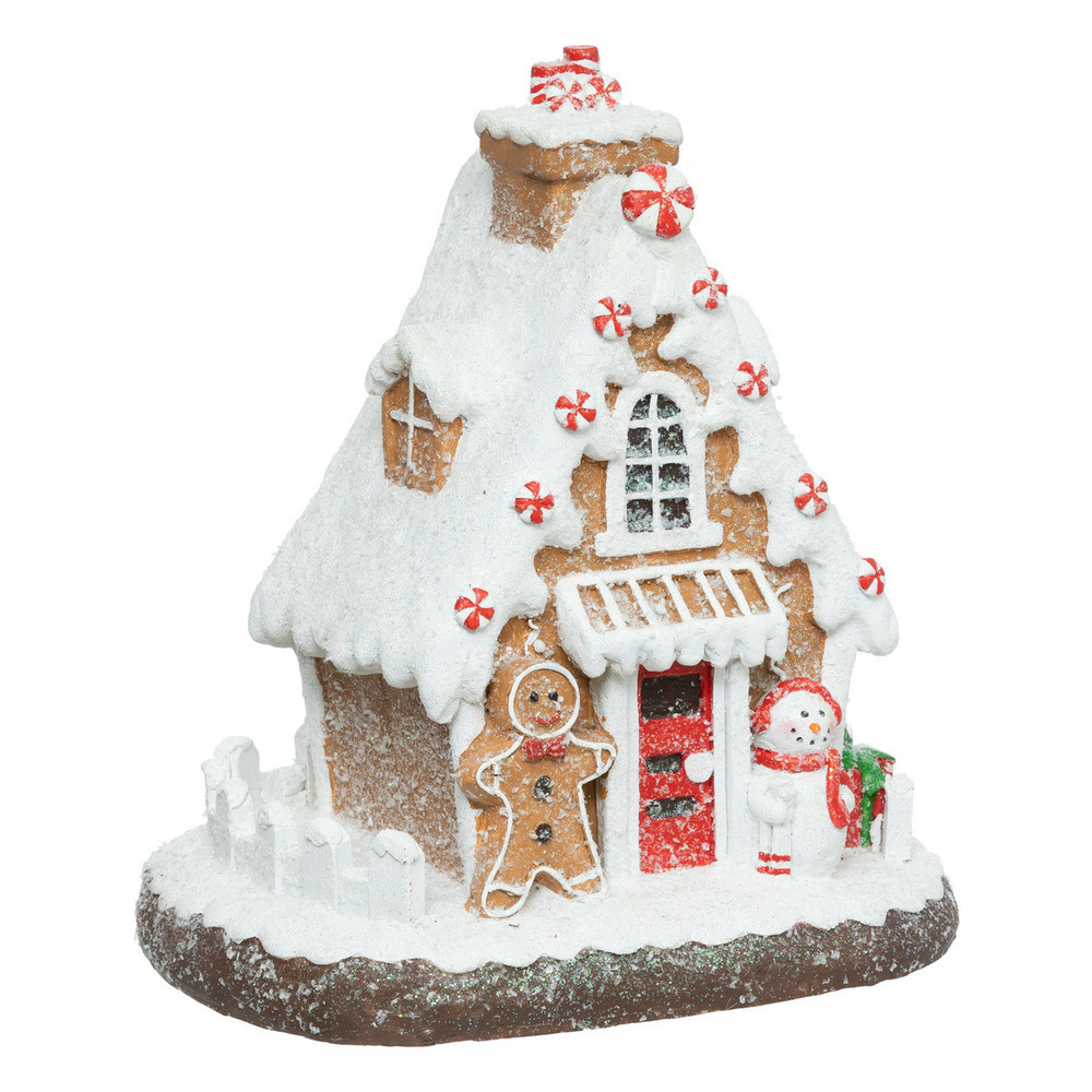 Déco de noël maison pain d'épice l 26 x h 28 cm