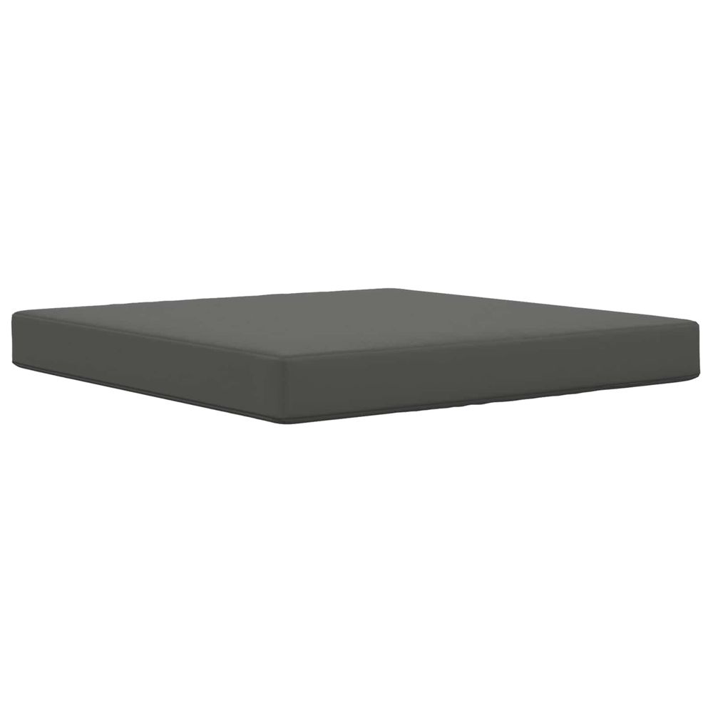 Coussin de canapé d'extérieur polyester anthracite 80 x 80 cm