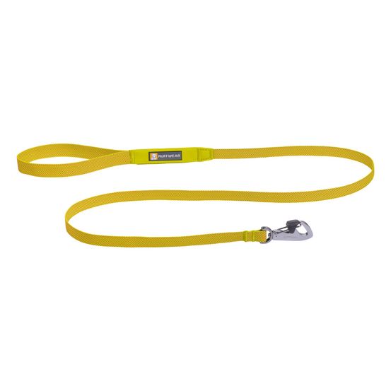 Laisse pour chien ultralégère et ultrarésistante au design minimaliste, hi & light™. Couleur: lichen green (jaune), taille unique
