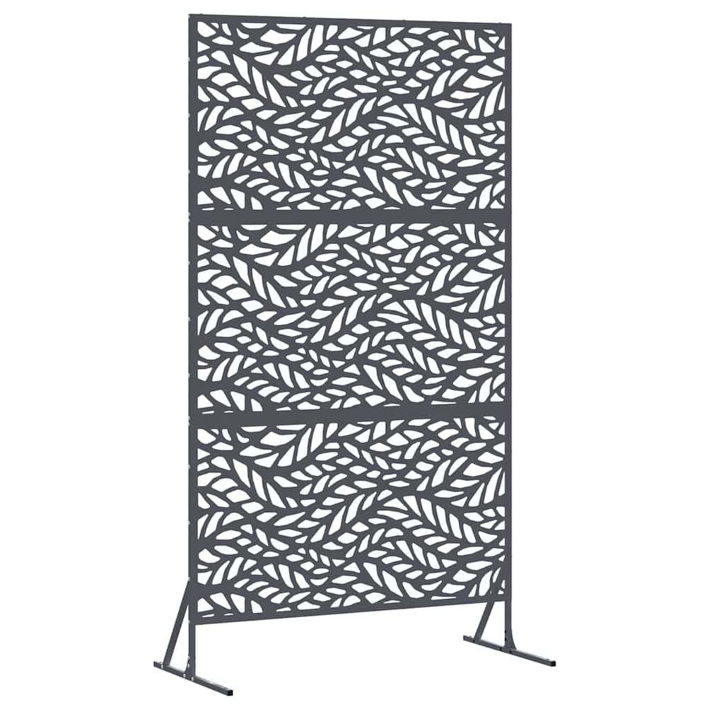 Écran de confidentialité 100 x 50 x 180 cm acier anthracite