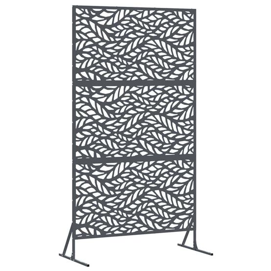 Écran de confidentialité 100 x 50 x 180 cm acier anthracite