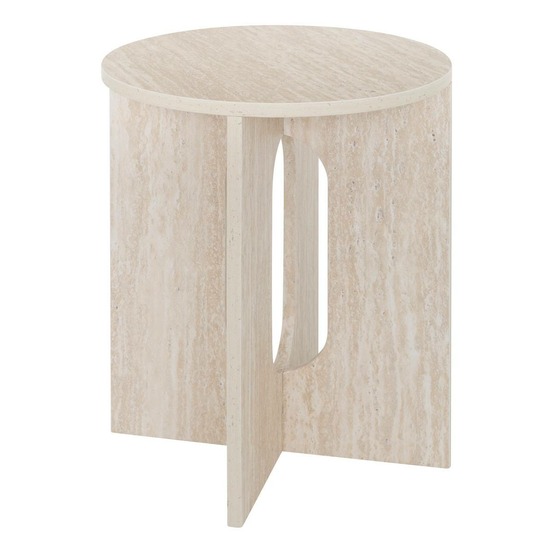 Table d'appoint anaya beige 40x40x50cm