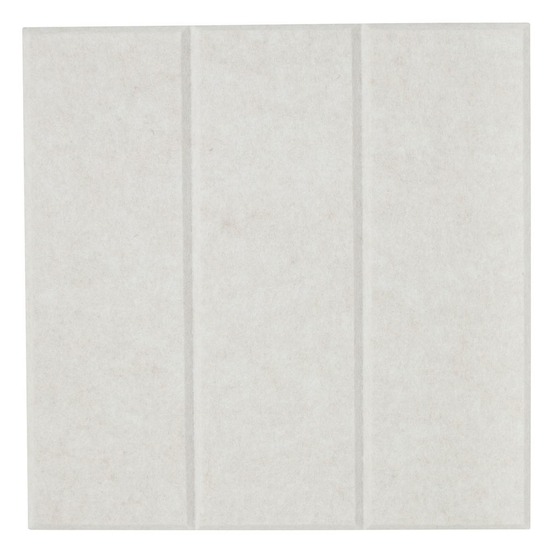 Lot de 4 panneaux décoratifs feutrine gris 30x30cm