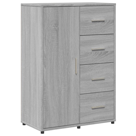 Buffet bahut commode armoire meuble de rangement organisateur cuisine salle de séjour salon sonoma 60 x 31 x 84 cm bois d'ing