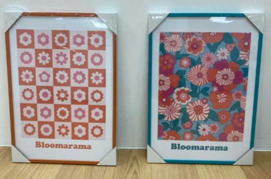 Affiche encadrée cha cha pop 50x70cm