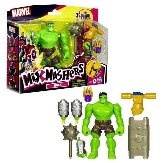 Figurine mixmashers hulk deluxe 12 cm personnalisable à mélanger et combiner