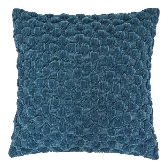 Coussin nova bleu egéen 40x40cm