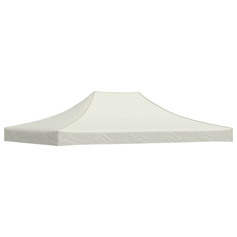 Toit de tente de réception 4,5x3 m crème 270 g/m²