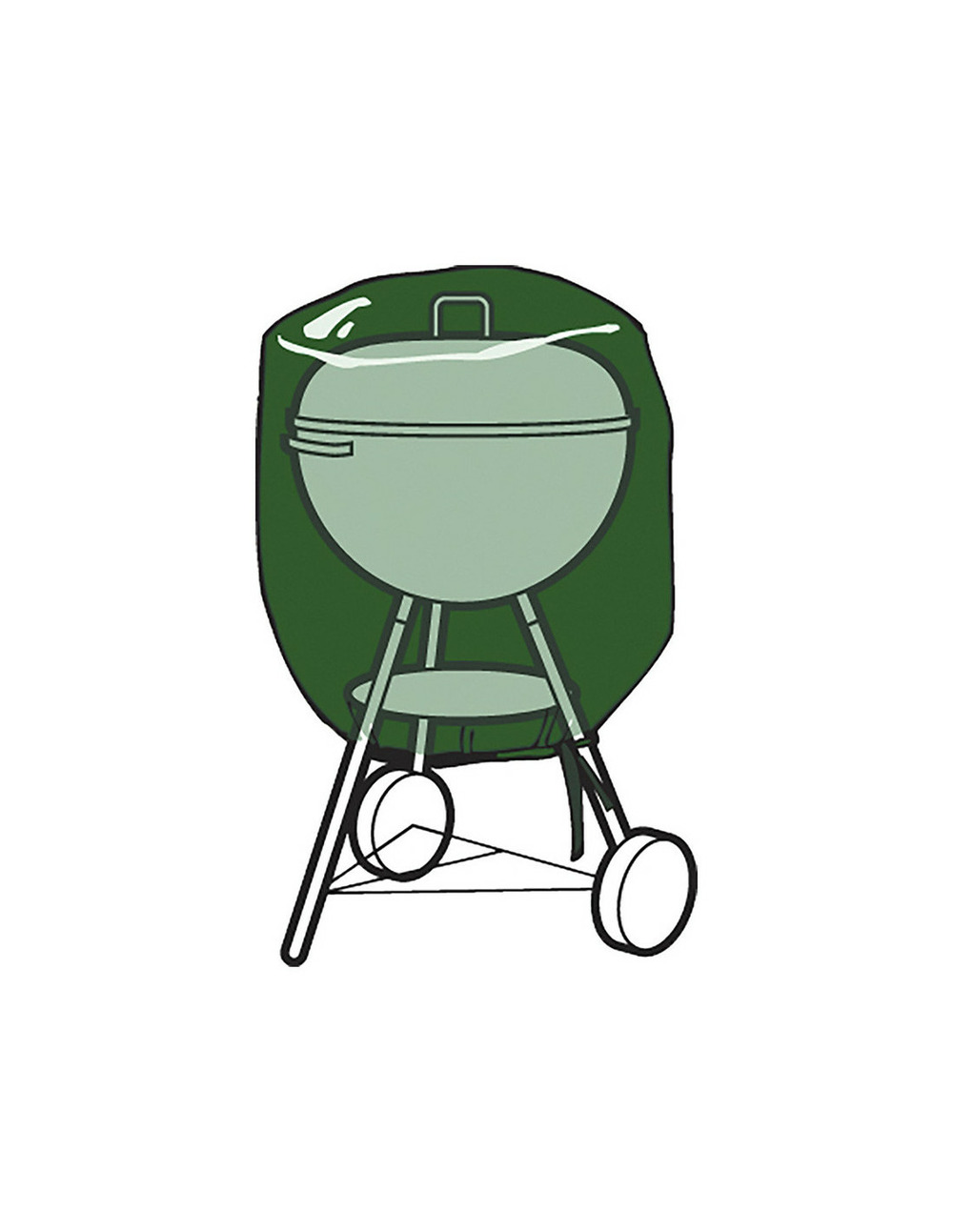 Housse de protection barbecue ø73x60cm 240gr/m²